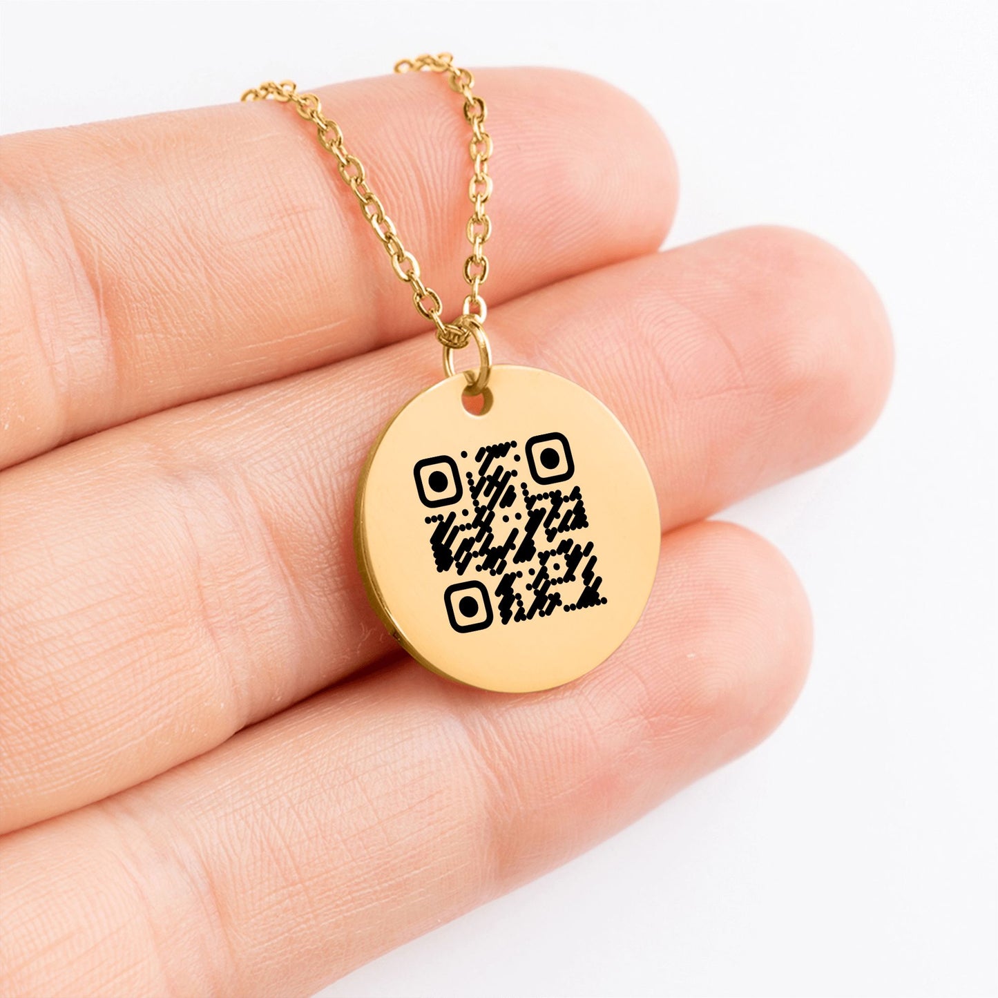 Personal Video QR Necklace - Powered by Qubio