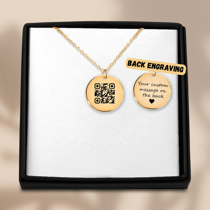 Personal Video QR Necklace - Powered by Qubio