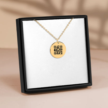 Personal Video QR Necklace - Powered by Qubio